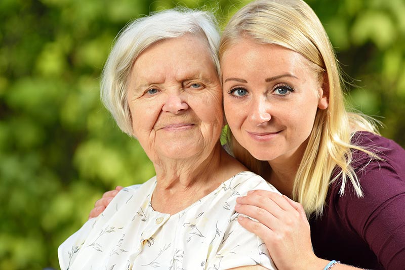 Caregiver with Senor Woman