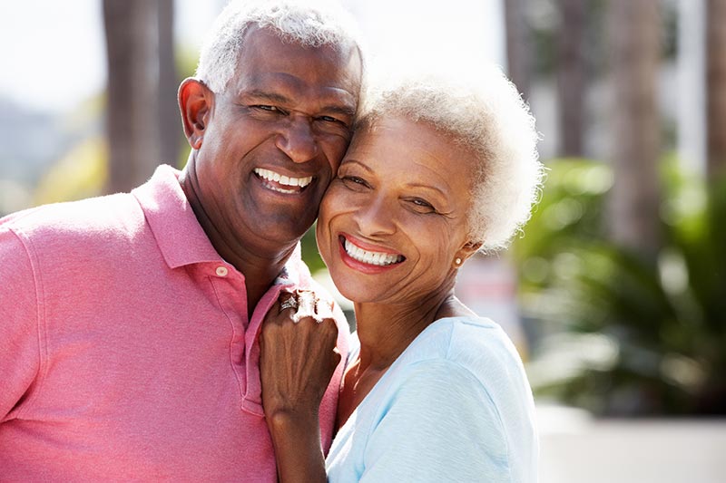 Senior Couple Smiling